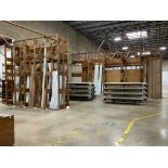 Large Lot of Extruded Aluminum Gutters & Awning Supports