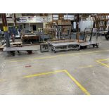 4 Heavy Duty Warehouse Carts of Various Sizes