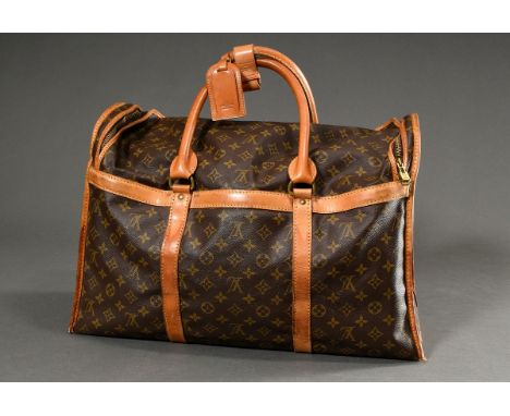 Louis Vuitton Vintage Reisetasche "Dog Bag" in Monogram Canvas mit goldfarbener Hardware, umlaufendem Zwei-Wege-Reißverschlus