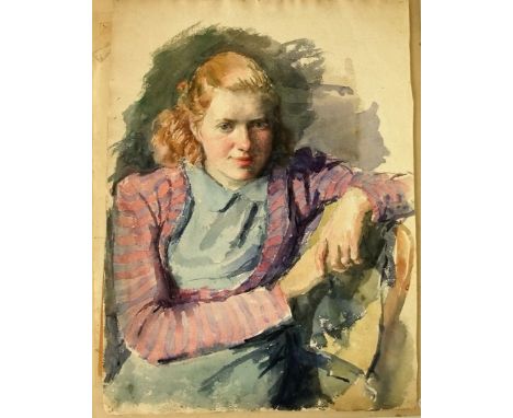A collection of 20th century watercolours by Murray McNeil Caird Urquhart RBA, British (1880-1972) including a three quarter 