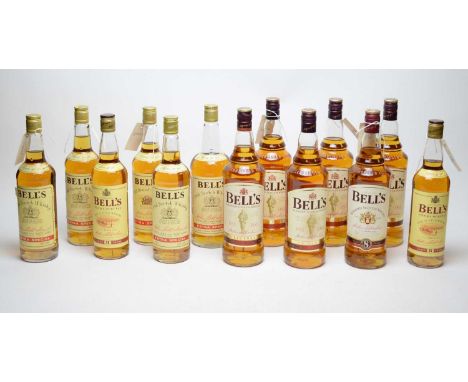 Selection of bottles of Bell's Scotch Whisky, including: two bottles of Bell's Extra Special Old Scotch Whisky 8 Years Old, 7