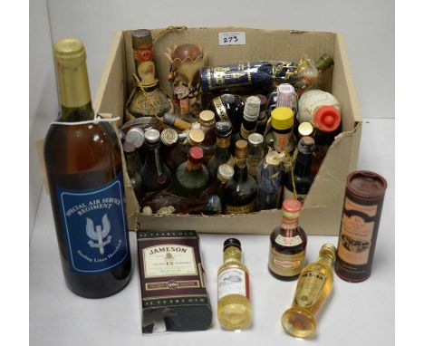Bottle of Up a Gum Tree Chardonnay Australian wine, with Special Air Service Regiment Stirling Lines Hereford label; and a se