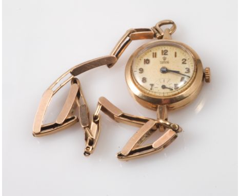 Ladies 9ct yellow gold vintage Tudor wrist watch, gross weight 14.5 grams