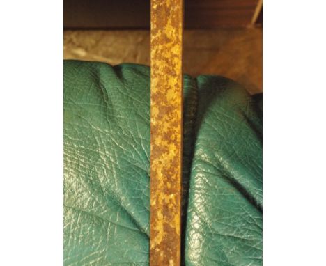 Officers Cavalry sword in its brown leather scabbard  Condition - pommel is missing and blade heavily rusted, no jiggle, top 