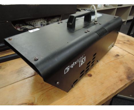 A haze machine, qtx light