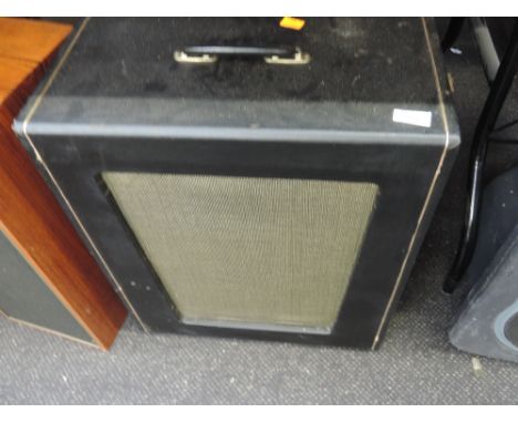 A vintage speaker cabinet, unnamed , containing 15ohm speaker