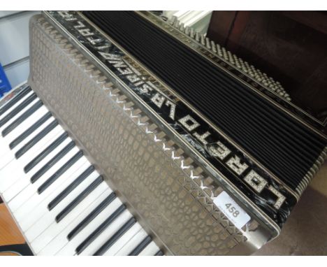 A vintage Loreto 'La Sirena Italia' piano accordion