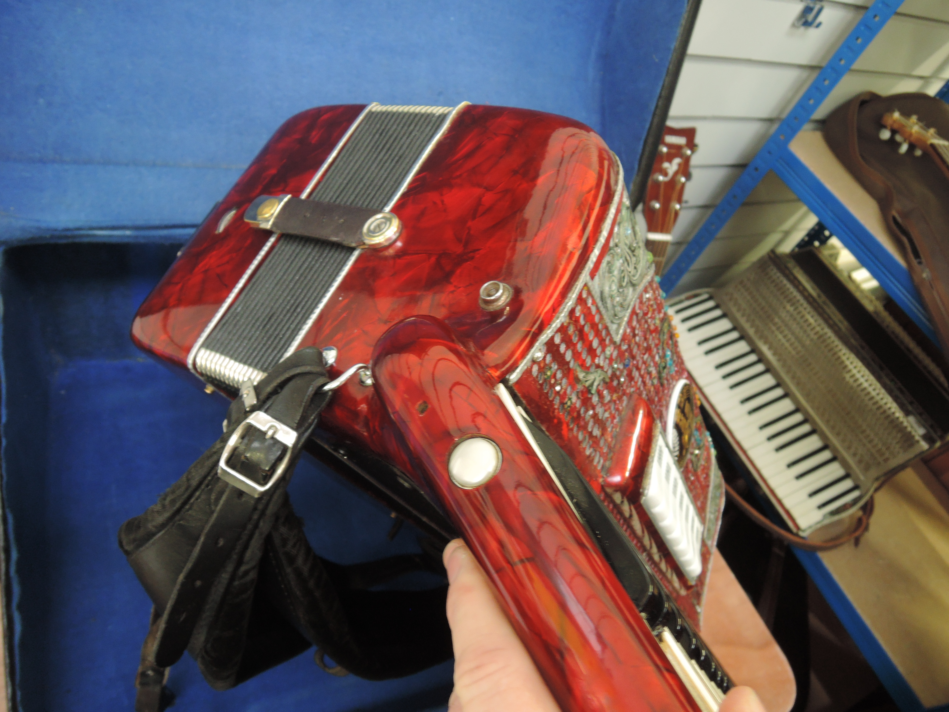 A Ranco Antonio, Supervox piano accordion, with midi capability