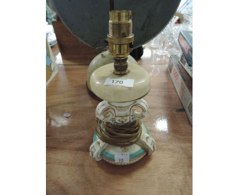A vintage ceramic light