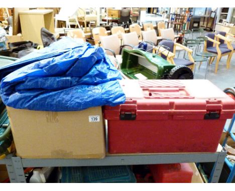 Two boxes of mixed tools