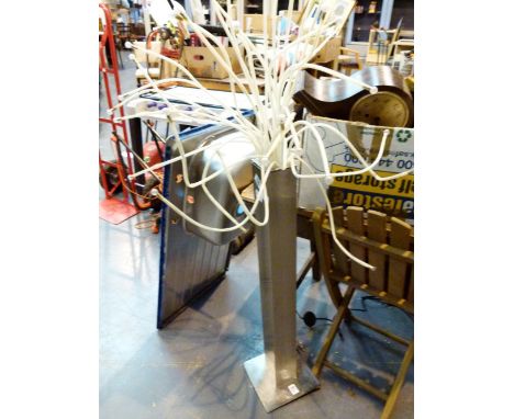 Retro floor lamp with LED lights
