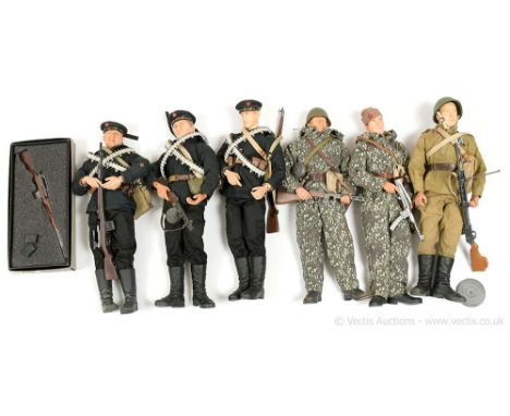 Dragon New Generation 1/6th Figures (includes one Peacekeeper) - WW2 Russian Military group to include 3 x Naval figures, plu