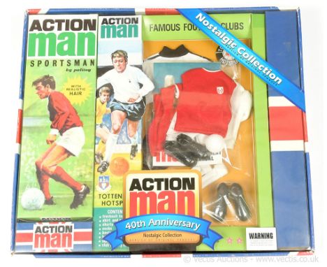 Hasbro Action Man 40th Anniversary Nostalgic collection Sportsman figure with Tottenham Hotspur outfit - appears generally Mi
