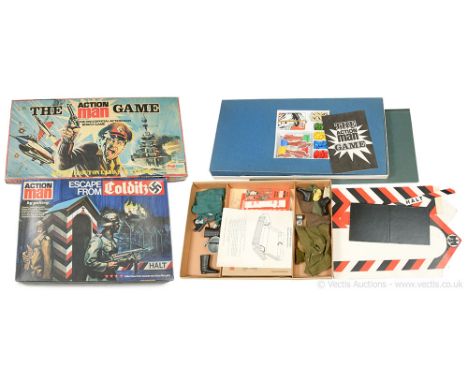 Palitoy Action Man Vintage "Escape From Colditz" -  this set includes various Uniforms, Carded Century Box, plus other access