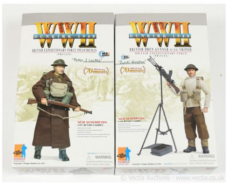 Dragon New Generation 1/6th scale Figures (1) 70801 WWII Dunkirk 1940 British Bren Gunner with AA Tripod British Expeditionar