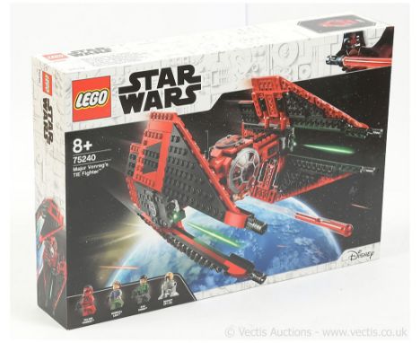 Lego 75240 Star Wars Major Vonreg's TIE Fighter includes General Leia Mini Figs within Near Mint sealed box.