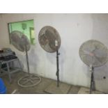 Lot (3) Floor Fans