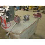 Lot Vices, Cart, Pipe Threader