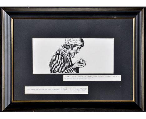 Pen and ink, attributed to H. M. Brock - "- Yet this same is that precious pearl which is hidden from many", an illustration 