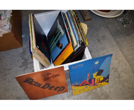 A collection of vinyl LP and single records - Rock & Pop, to include: The Rolling Stones; Dire Straits; Eurythmics; Bruce Spr