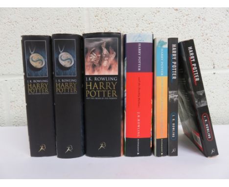 ROWLING, J. K - Harry Potter and the Order of the Pheonix tog. w. three copies of Harry Potter and the Deathly Hallows - each