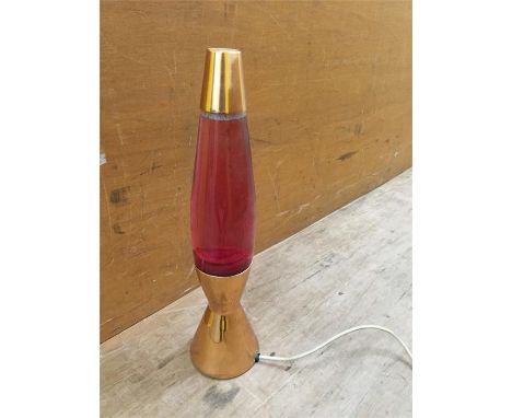 1970s Crestworth copper Lava lamp