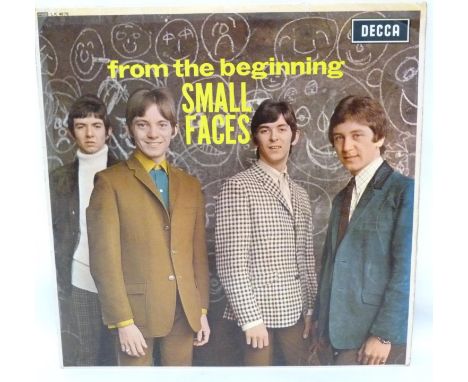Small Faces, 'From The Beginning' LP, UK original on Decca.&nbsp;  Vinyl mostly VG+, light scratch side 1. 