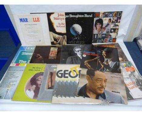 Collection of rock albums to include Ron Wood, Edgar Broughton, John Martyn and a&nbsp; Marseille sampler and some jazz LP's 