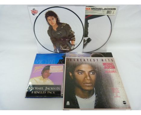 Collection of Michael Jackson to include limited edition singles pack on red vinyl, Bad and One More Chance picture discs and