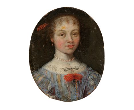 Lavinia FontanaBologna 1552 - 1614 Rom, UmkreisPortrait einer jungen FrauÖl auf Kupfer4,6 x 3,7 cm