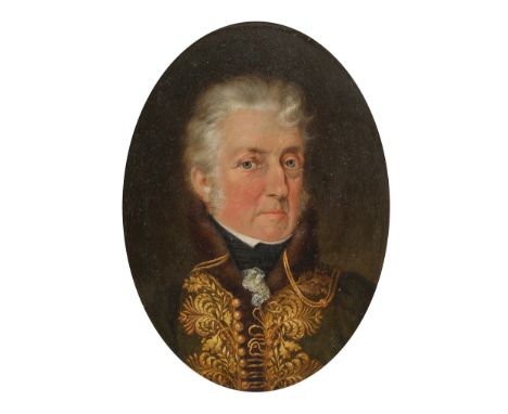 Unbekannter MalerPortrait des Franziskus BattyanyUm 1800Öl auf Kupfer17,5 x 13,7 cm, mit Rahmen 13,5 x 19,5 cm