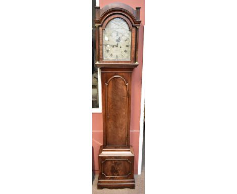 URQUHART &amp; HART OF CLERKENWELL-GREEN; a late 18th/early 19th century mahogany eight day longcase clock, the domed hood wi