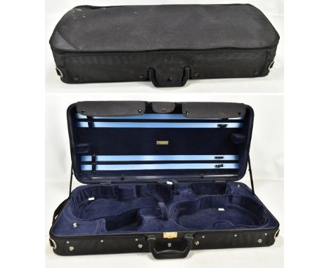 A double violin/viola case by Oliver Bergner.