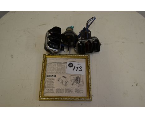 Set of Wilcot Auto Robot car direction indicators c/w switch