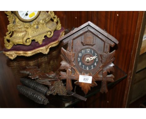 A VINTAGE CUCKOO CLOCK 