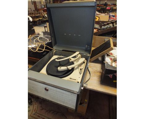 A RETRO BUSH CASED RECORD PLAYER