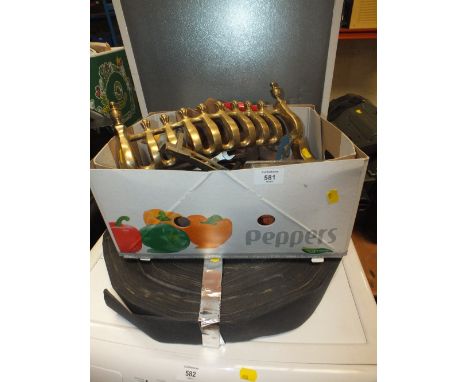 A BOX OF TOOLS &amp; SANDING PAPER