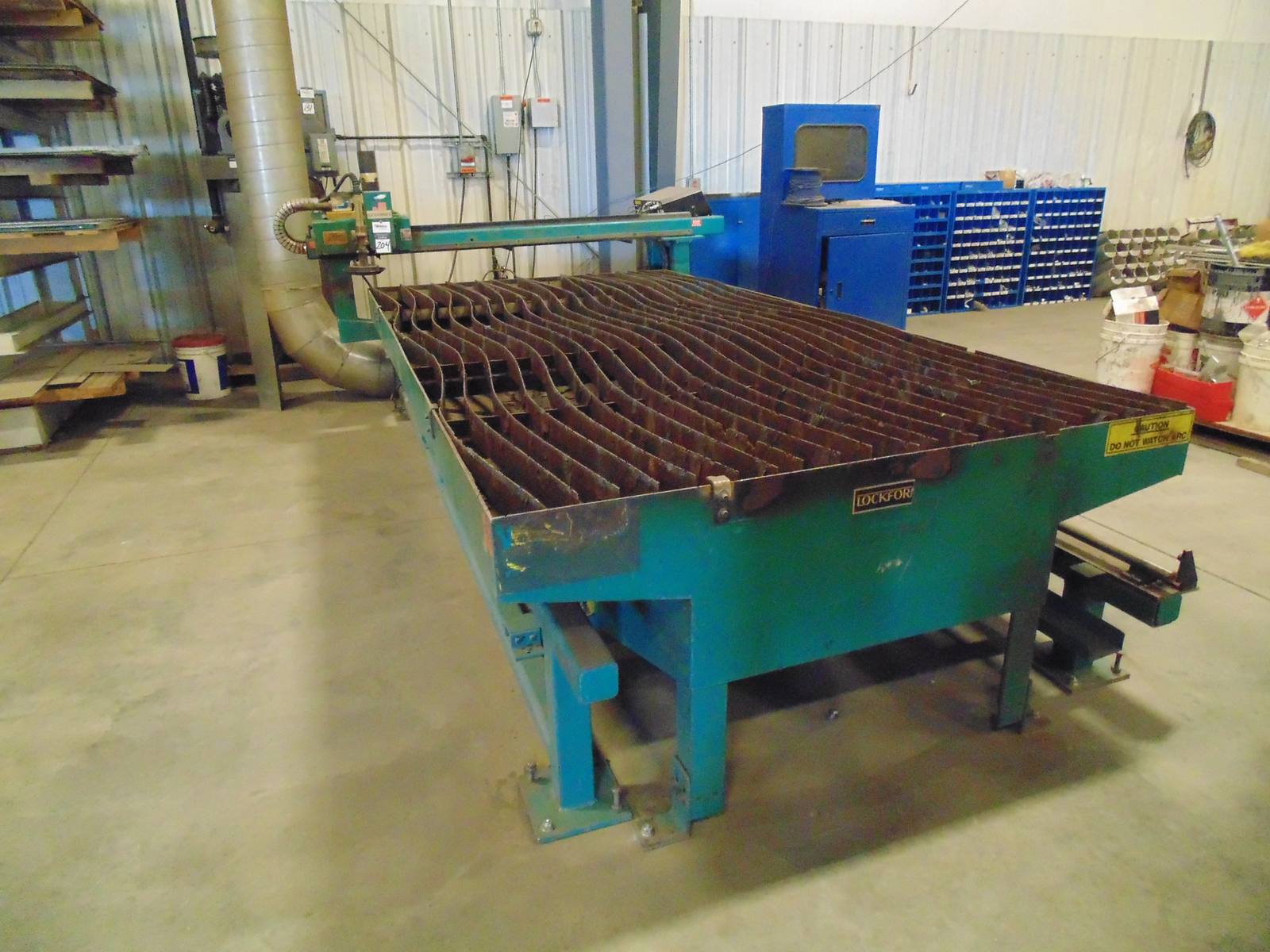 Lockformer 5' x 10' Plasma Burn Table ; Serial Number: VUL3421 ; 5'-4