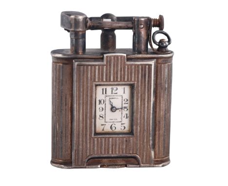  Metal : Sterling Silver    Designer  : Dunhill   Movement  : Manual 15j    Measurements  : Lighter measures 41mm x 54mm x 13
