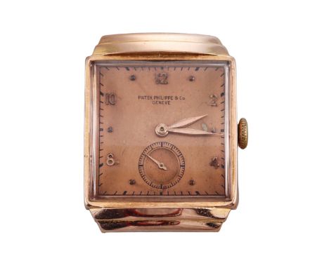 Metal : 18k Rose Gold  Designer  : Patek Philippe   Movement  : Manual   Measurements  : 25mm x 39mm case   Reference/Model: