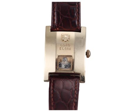  Metal : 14k Gold Filled   Designer  : Lord Elgin  Movement  : Manual wind    Measurements  : 25.5mm case x 36mm lug tip to l