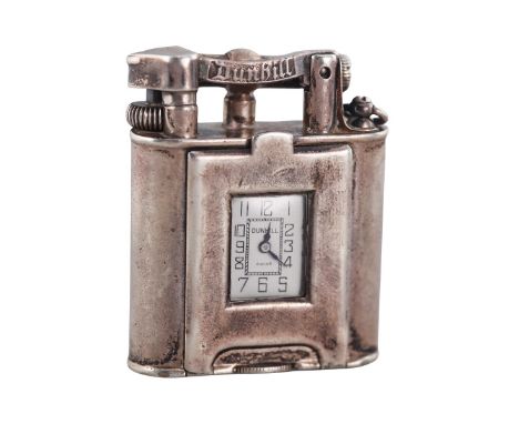  Metal : Sterling Silver    Designer  : Dunhill   Movement  : Manual 17j    Measurements  : Lighter measures 38mm x 46mm x 13