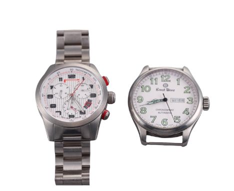  Metal : Stainless Steel   Designer  : Ernst Benz, Pirelli  Movement  : Pirelli- Quartz, Ernst Benz- Automatic   Measurements