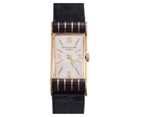  Metal : 18k Rose Gold   Designer  : Patek Philippe  Movement  : Manual 18j    Measurements  : Case measures 13.5mm x 31mm   