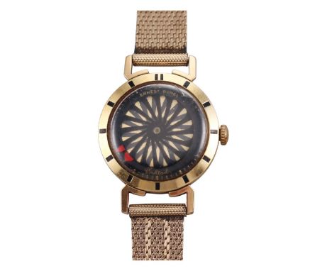  Metal : Gold Filled   Designer  : Ernest Borel  Movement  : Manual 17j  Measurements  : 24.5mm x 34mm lug tip to lug tip   R
