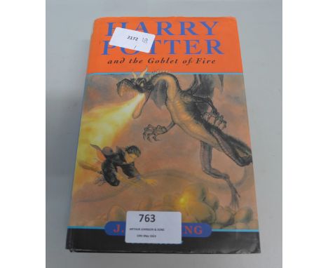 Harry Potter and the Goblet of Fire, first edition 