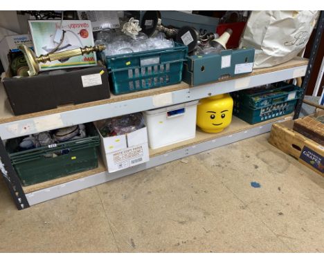 Shelf of mixed modern Children's toys