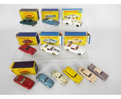 Matchbox, Lesney, Moko -  A group of 12 Matchbox Regular Wheels, seven of which are boxed. Boxed examples include Matchbox #3