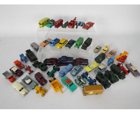 Matchbox. Lesney - A unboxed collection of over 40 Matchbox vehicles mainly Matchbox Regular Wheels. Lot includes #46 Pickfor