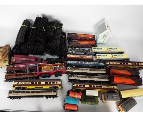 Hornby - A collection of 00 gauge items including a Dublo BR 0-6-2 tank engine # 2217,  8 x carriages, four of which are Inte